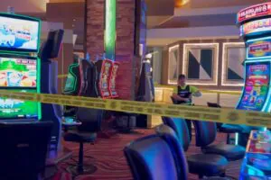 casino crime fencing tape