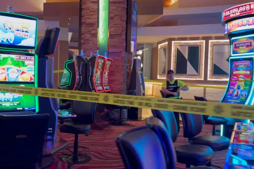 casino crime fencing tape