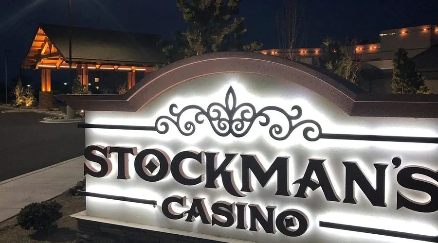 Stockman’s Casino signboard